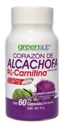 Corazón de alcachofa + L-carnitina (60 cápsulas)