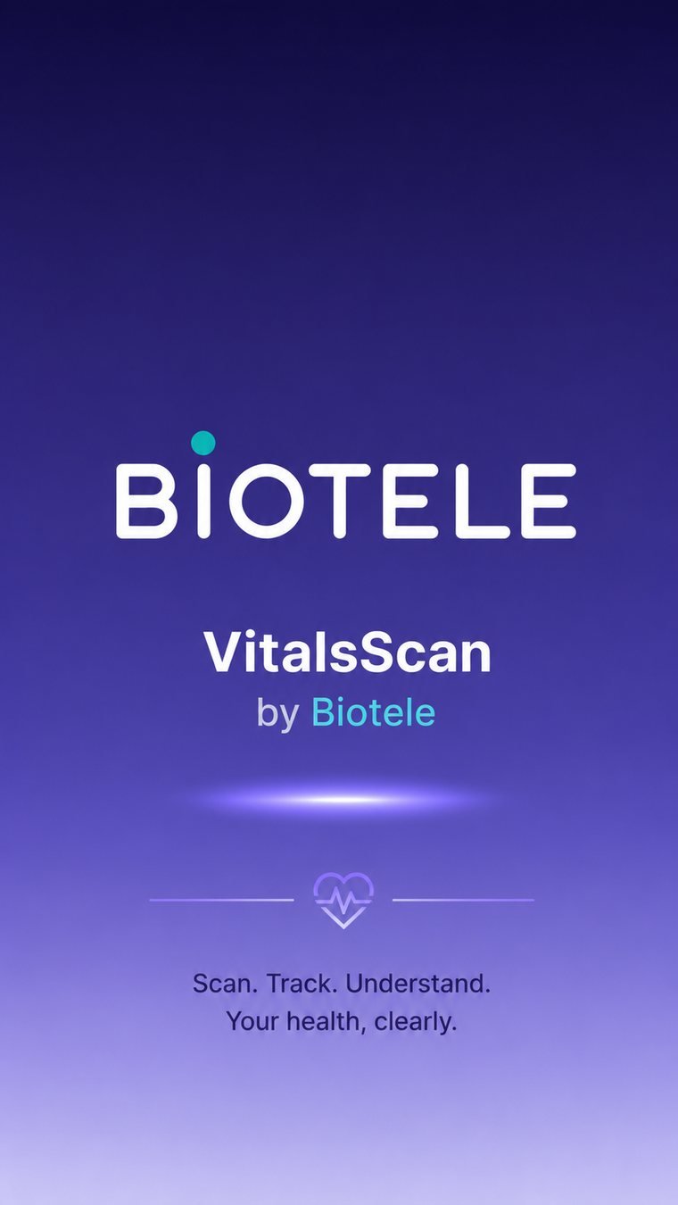 VitalsScan by Biotele — continuous follow-up from home.