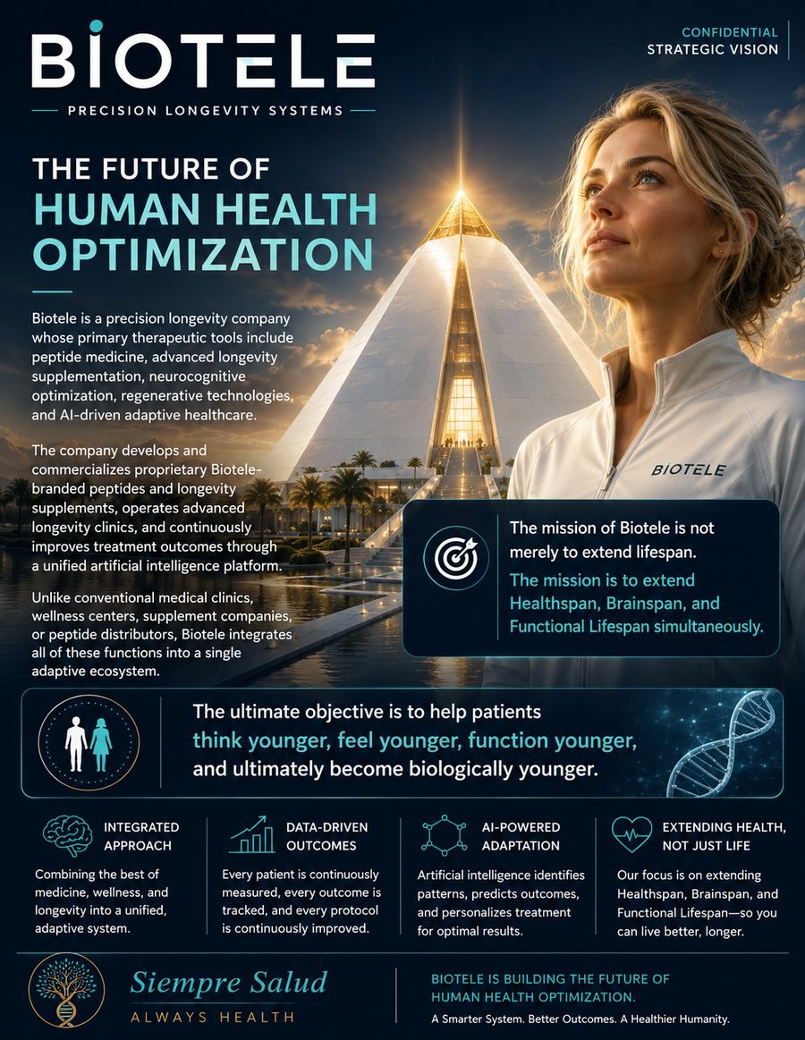 The future of human health optimization