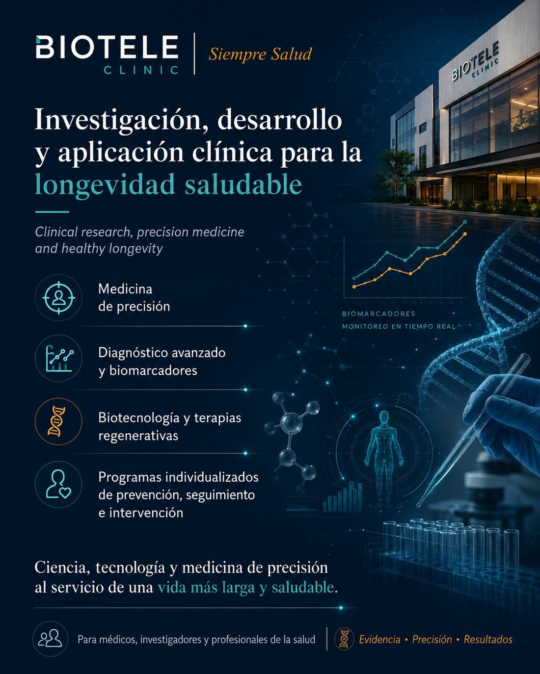 Research, development and clinical application — institutional poster.